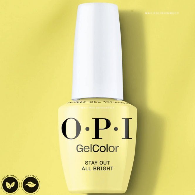 OPI GelColor HEMA & TPO Free Intelli-Gel Polish - Stay Out All Bright 15ml (GCP008)