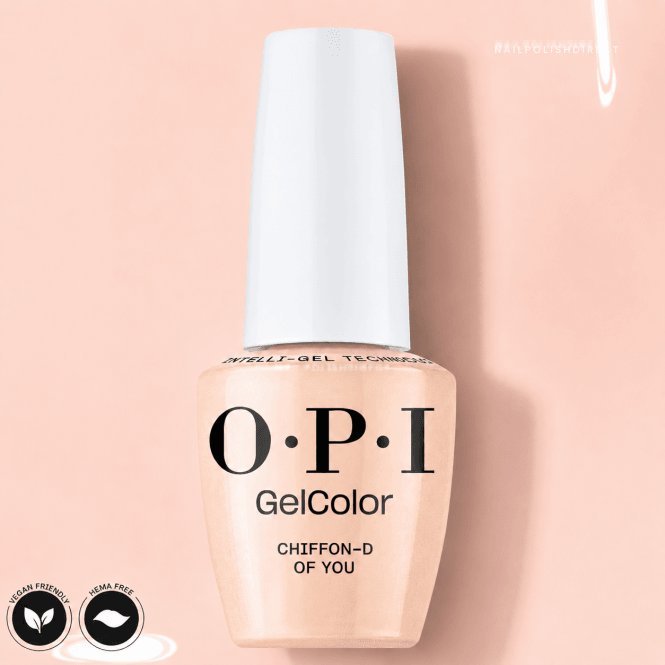 OPI GelColor Road To 150 - HEMA & TPO Free Intelli-Gel Polish - Chiffon-D Of You 15ml (GCSH3)