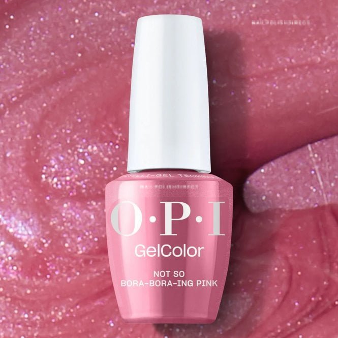 OPI GelColor Road To 150 - HEMA & TPO Free Intelli-Gel Polish - Not So Bora-Bora-Ing Pink 15ml (GCS45)