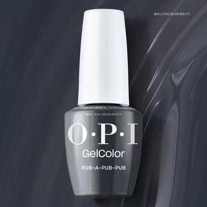 OPI GelColor Road To 150 - HEMA & TPO Free Intelli-Gel Polish - Rub-A-Pub-Pub 15ml (GCU18)