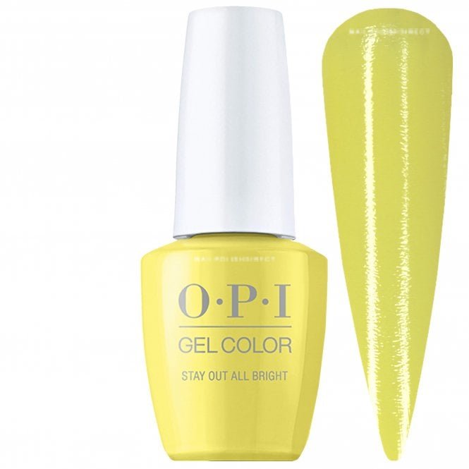 OPI GelColor Summer Make The Rules Gel Polish - Stay Out All Bright 15ml (GCP008)