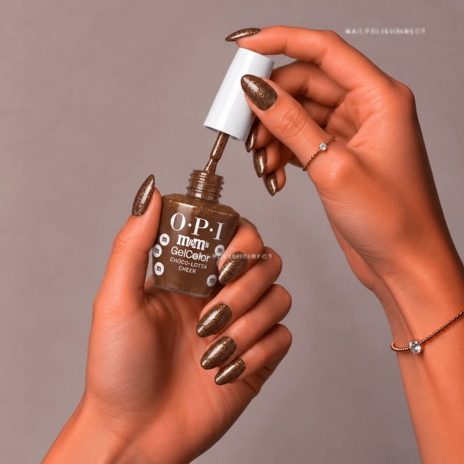 OPI GelColor The OPI & M&M'S Collection - HEMA & TPO Free Intelli-Gel Polish - Choco-lotta Cheer 15ml