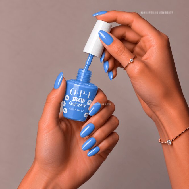 OPI GelColor The OPI & M&M'S Collection - HEMA & TPO Free Intelli-Gel Polish - Crack Me Up 15ml