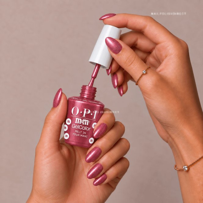 OPI GelColor The OPI & M&M'S Collection - HEMA & TPO Free Intelli-Gel Polish - OPI Want Them All 15ml