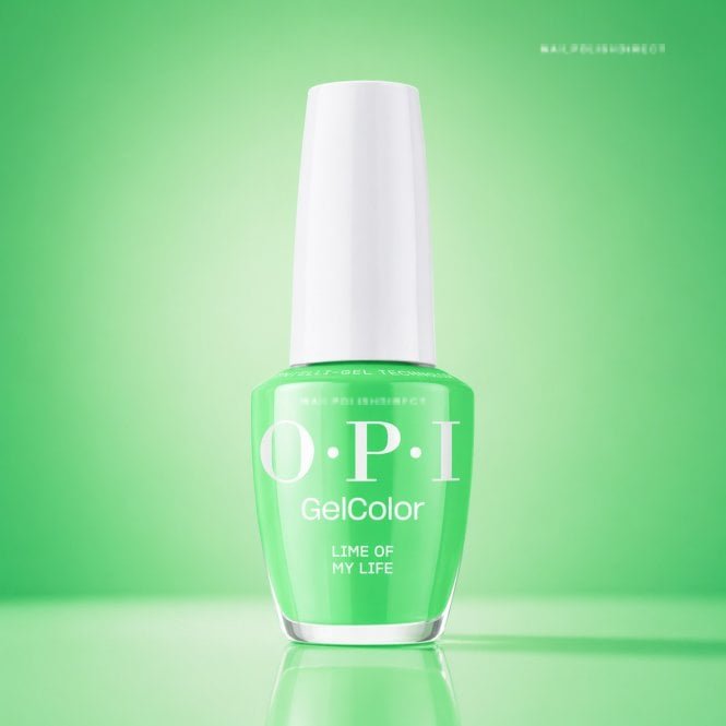 OPI GelColor Trip To The Brite Side Summer 2026 Intelli-Gel Polish - Lime Of My Life 15ml (GCS078)