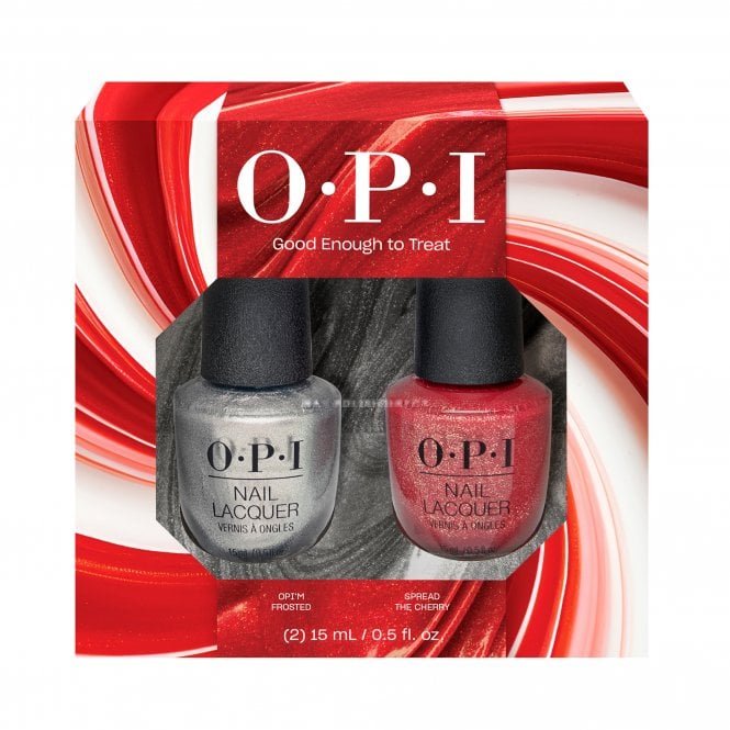 OPI Good Enough To Treat Holiday Nail Polish Duo (2 x 15ml)(HRS31)