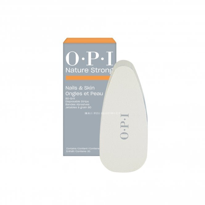 OPI Nature Strong Disposable Grit Strips For Feet - 80 Grit (NSSC012)