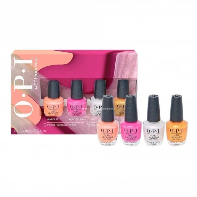 OPI Your Way Spring 2024 4pcs Mini Nail Polish Set (4 x 3.75ml) (DCS007)