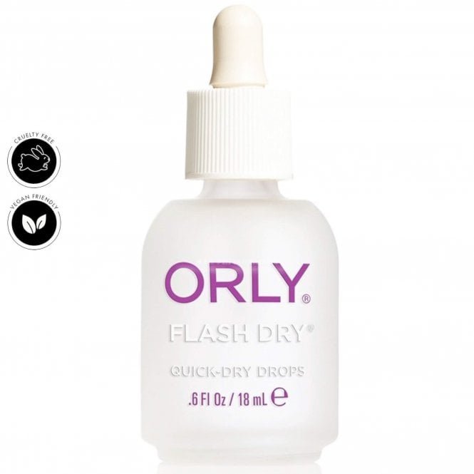 Orly Flash Dry Drops - Cruety-Free Vegan Nail Polish Drying Drops 18ml (OJ340)