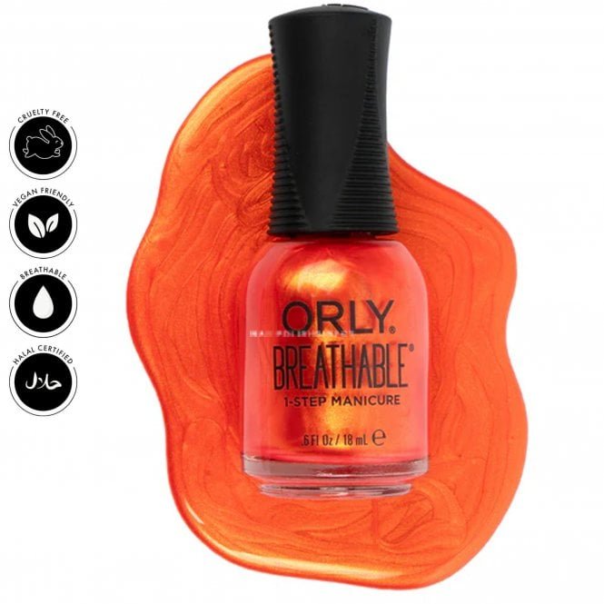 Orly Melting Point Breathable 3-In-1 Halal Nail Polish - Erupt To No Good 18ml (2060097)