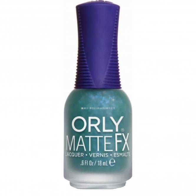 Orly Nail Polish Treatment - Green Flakie Matte Topcoat 18ml