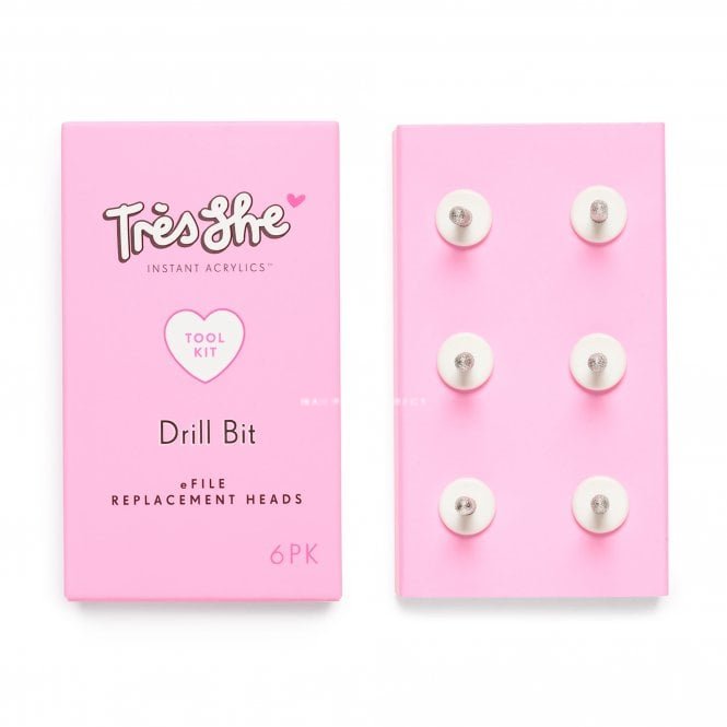 Outlet False Nails Accessories - E-File Replacement Drill Bits (Pack of 6)