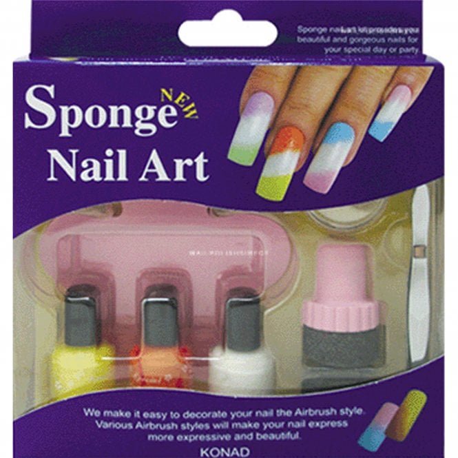 Outlet Konad - Sponge Manicure & Pedicure Nail Art - Set 02