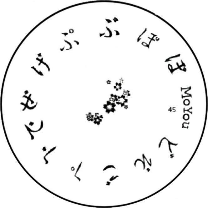 Outlet Moyou - Round Stamping Nail Art Image Plate - Dischetto - N45