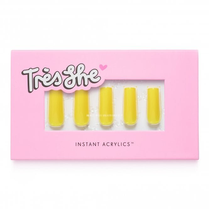 Outlet Square Acrylic False Nails - Thirst Trap (24 Nails With Nail Glue)