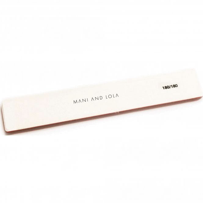 Outlet White Polar Rectangle Plus Nail File 180/180