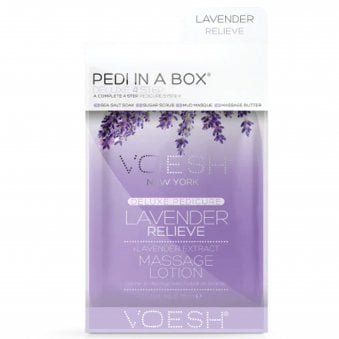 Pedi In A Box - Deluxe 4 Step - Lavender Relieve (1 x 35g, 2 x 20g, 1 x 15.5g)