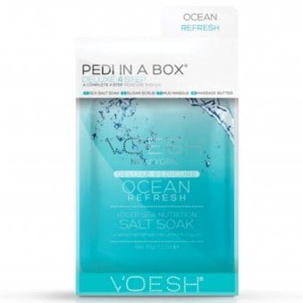 Pedi In A Box - Deluxe 4 Step - Ocean Refresh (1 x 35g, 2 x 20g, 1 x 15.5g)