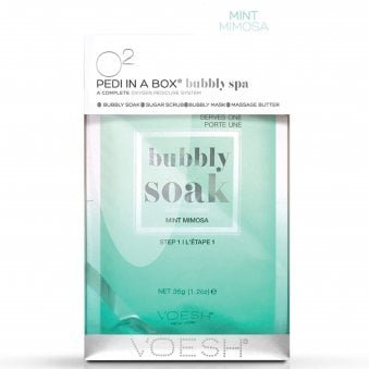 Pedi In A Box - O2 Fizz Pedicure 5 Step - Mint Mimosa (5 x 35g)