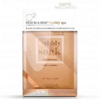 Pedi In A Box - Oxygen Pedicure 4 Step - Caffé Macchiato (4 x 35g)