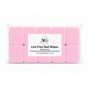 Pink Lint Free Nail Wipes (1000 Pieces)