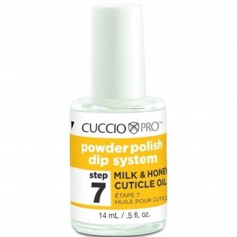Pro Powder Polish Nail Colour Dip System - Step 7 - Milk and Honey Cuticle Oil 14ml (5500)