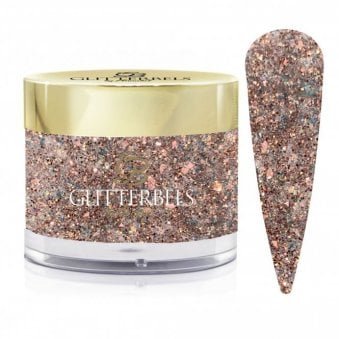 Pre-Mixed Coloured Acrylic Powder - Copper Crush 28g (GB293)
