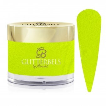 Pre-Mixed Coloured Acrylic Powder - Highlighter Yellow 28g (GB101)