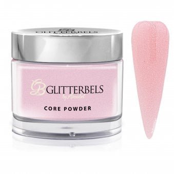 Pre-Mixed Core Acrylic Powder - Sugar Rose Shimmer 56g (CORE017S-56)