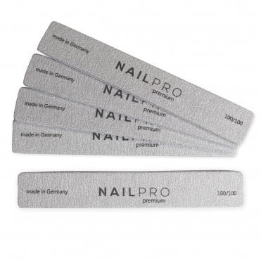 Premium Jumbo Nail Files - Zebra - 100/100 Grit