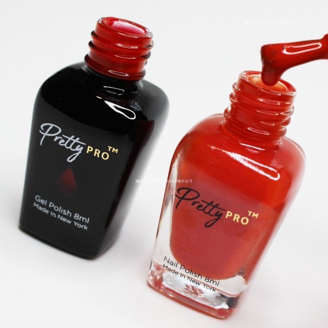 Pretty Pro Hema & TPO Gel & Nail Polish Duo - Hot Sauce (2 x 8ml)
