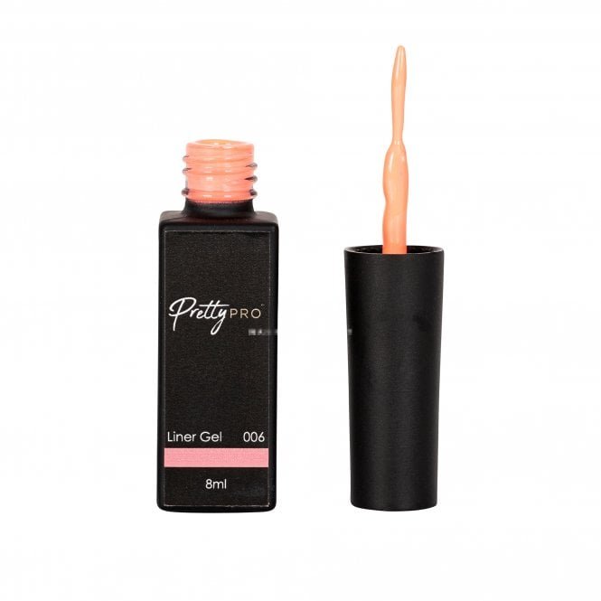 Pretty Pro Gel Nail Art Liner - Peach 006 8ml