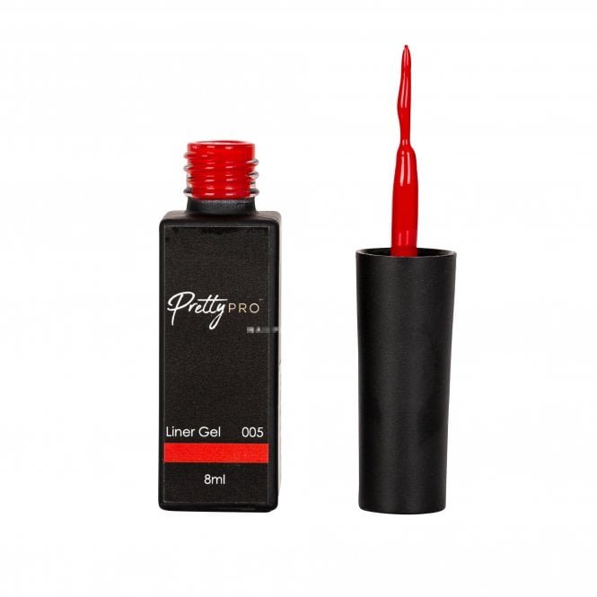 Pretty Pro Gel Nail Art Liner - Red 005 8ml