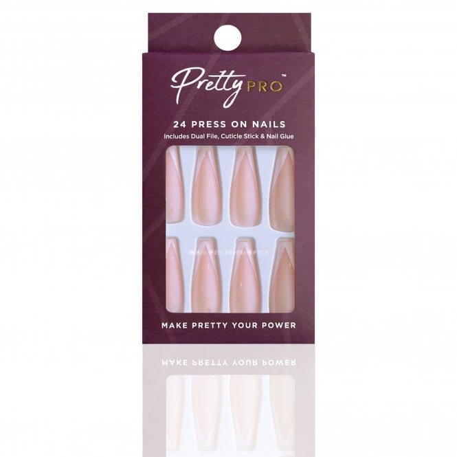Pretty Pro Reusable Press On False Nails - All The Way Up (24pcs)