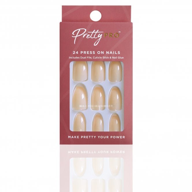 Pretty Pro Reusable Press On False Nails - I'm On Edge (24pcs)
