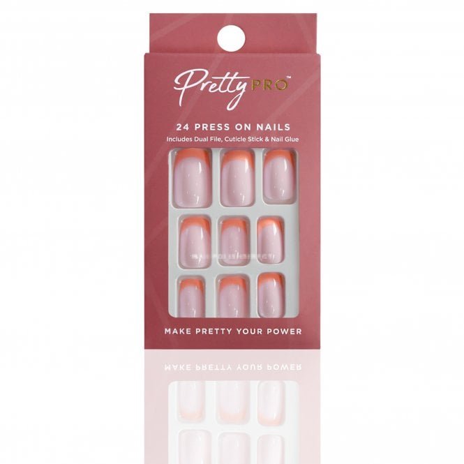 Pretty Pro Reusable Press On False Nails - I'm On Top (24pcs)