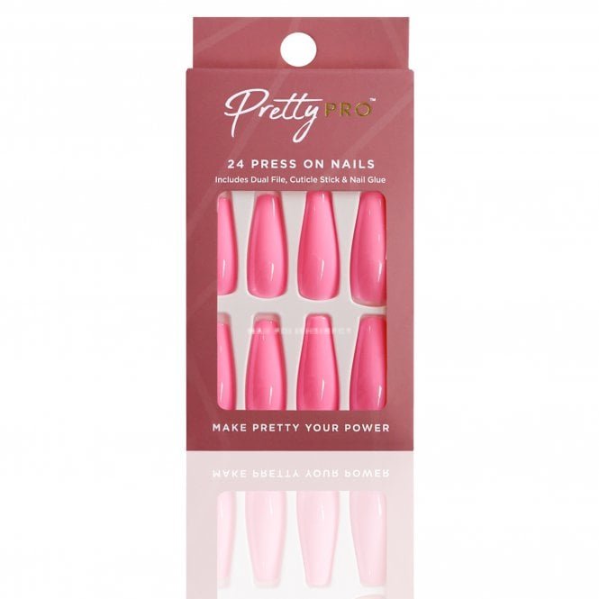 Pretty Pro Reusable Press On False Nails - Let The Fun Be Gin (24pcs)