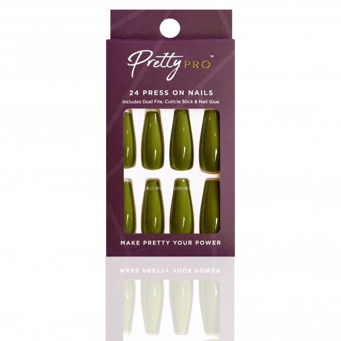Pretty Pro Reusable Press On False Nails - Party Thyme (24pcs)