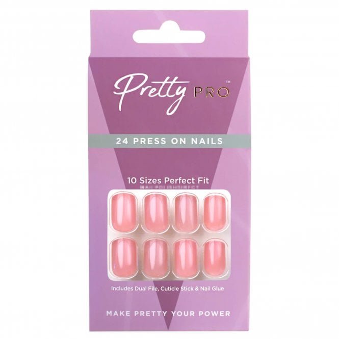 Pretty Pro Reusable Press On False Nails - Pastel Makes Perfect (24pcs)