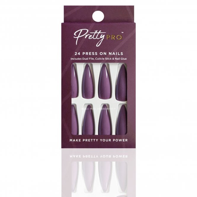 Pretty Pro Reusable Press On False Nails - Thistle Cheer You Up (24pcs)