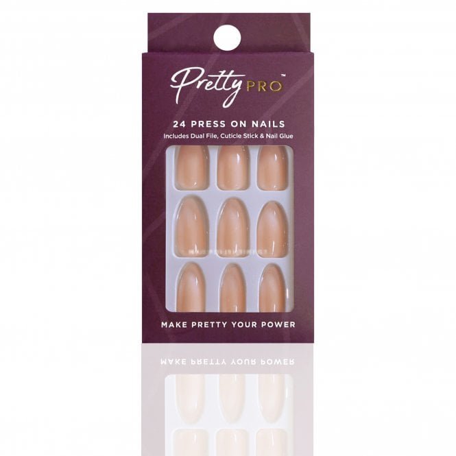 Pretty Pro Reusable Press On False Nails - You Have A Good Point (24pcs)