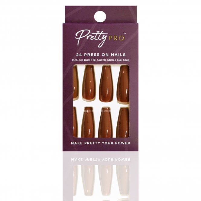 Pretty Pro Reusable Press On False Nails - You Melt Me (24pcs)