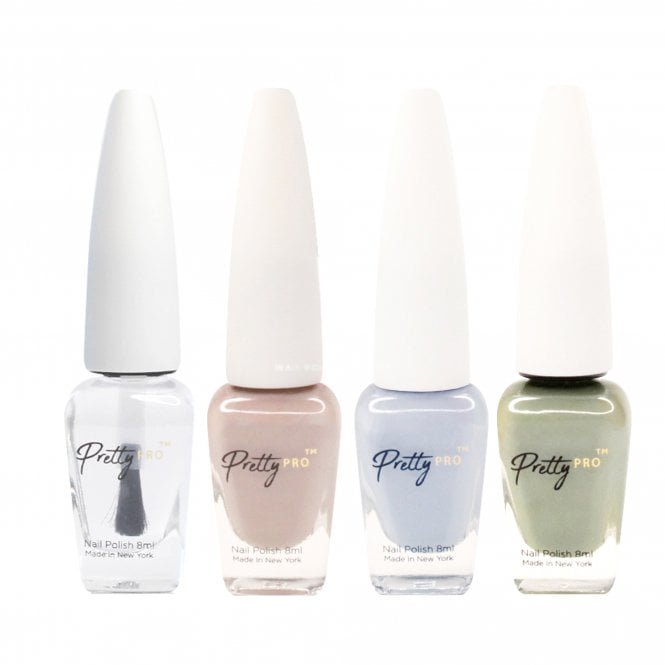 Pretty Pro Vegan-Friendly Nail Polish Set - Sage Wisdom (3 x 8ml)