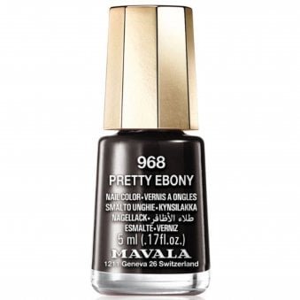 Pretty Rebel Autumn 2023 Breathable Mini Nail Polish - Pretty Ebony 5ml (968)