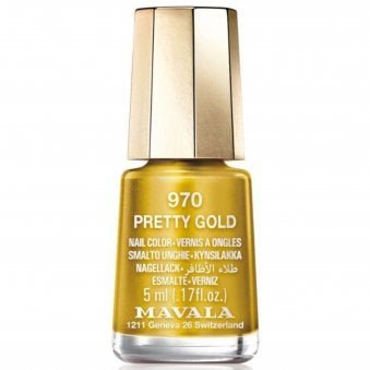 Pretty Rebel Autumn 2023 Breathable Mini Nail Polish - Pretty Gold 5ml (970)