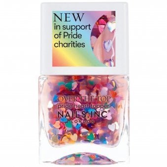 Pride Heart Nail Polish Topper - Love In Sequins 14ml