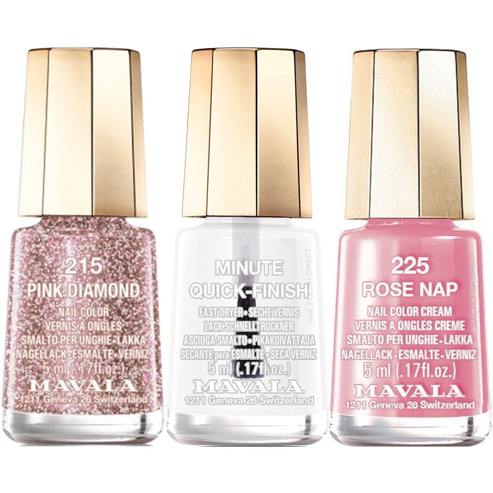 Mavala Pink Finish 2020 Nail Polish Collection - Pink Diamond, Rose Na