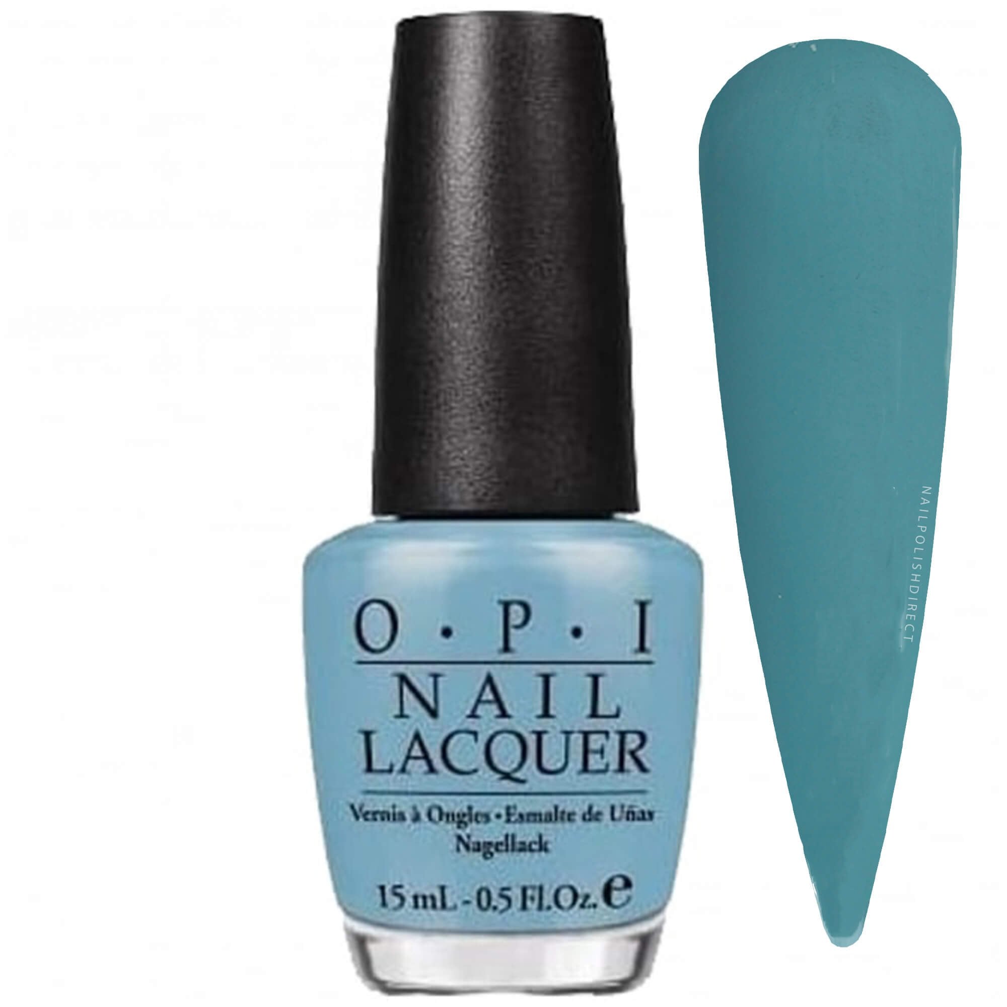 Vernis à Ongles OPI "Can't Find My Czechbook" NL E75 - Bleu, Gel Tout-en-un 15 Ml, Neuf Origine USA