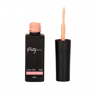 Professional Gel Nail Art Liner - Peach 006 8ml