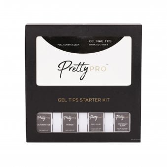 Professional Gel Tips Starter Kit - Coffin Short (4 x 12ml)